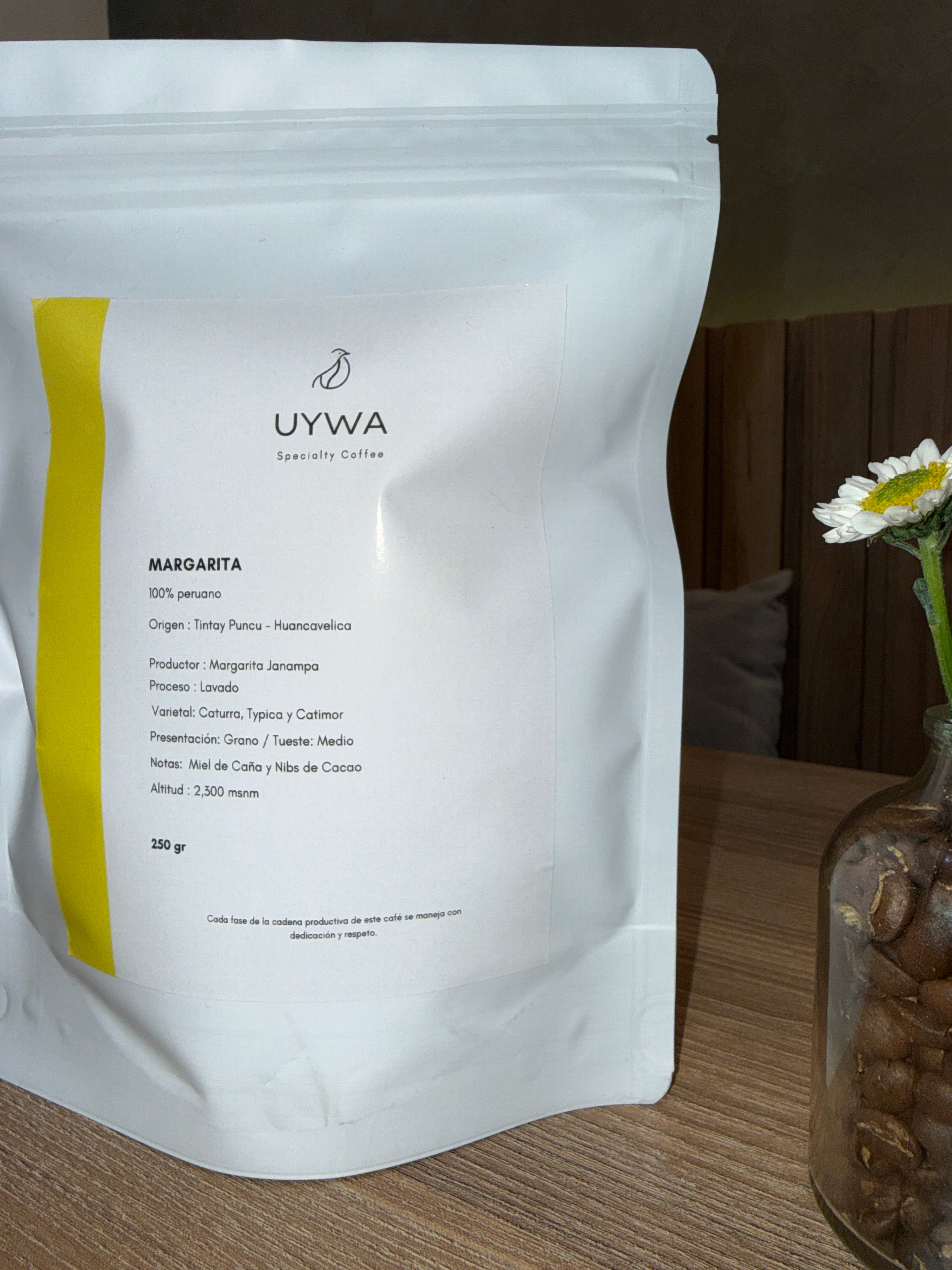 UYWA CAFE MARGARITA - Caturra -  Typica y Catimor