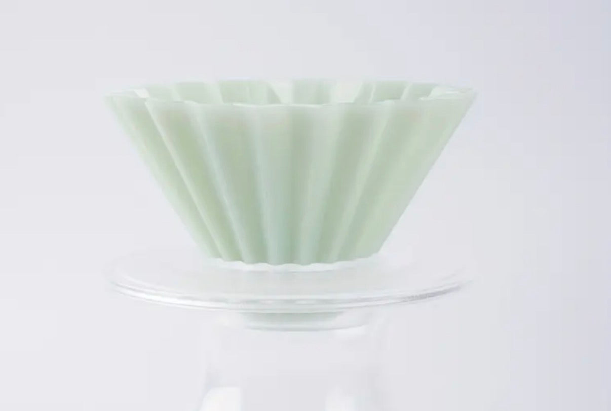 Origami Acrílico Verde – Dropper con Sanding Bracket