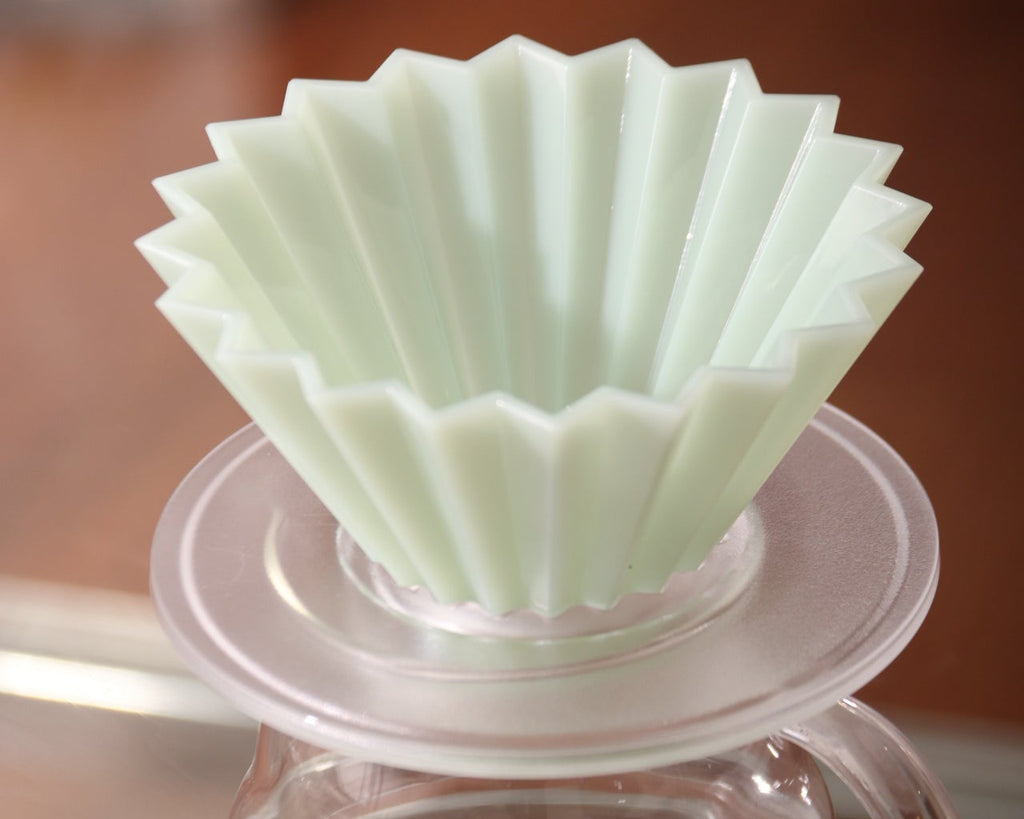 Origami Acrílico Verde – Dropper con Sanding Bracket